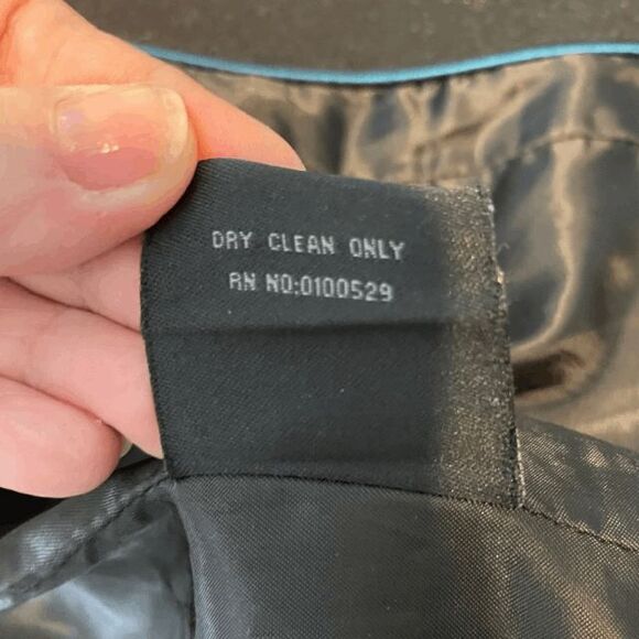 Steve Madden Classic Double Breasted Pea Coat Black Wool Lined Fitted S - Picture 6 of 6